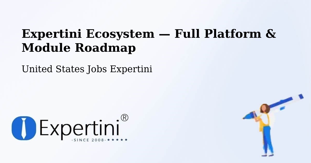 Expertini Ecosystem — Full Platform & Module Roadmap – Sandpoint